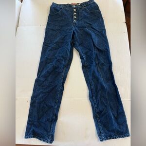 Vintage 5 Button Zipper Front Lawman Jeans high rise lawmans Size 13